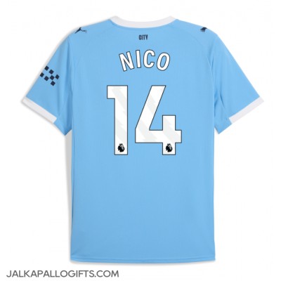 Manchester City Nico Gonzalez #14 Kotipaita 2025-26 Lyhythihainen Manchester City Nico Gonzalez #14 Kotipaita 2025-26 Lyhythihainen